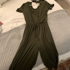 Army Green Jumpsuit